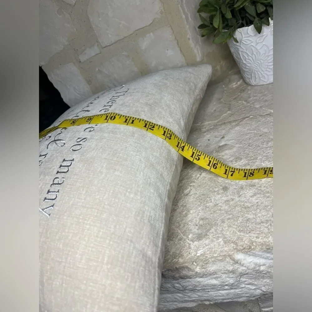 Rodeo Home accent pillow “There are so many beautiful reasons to be happy”